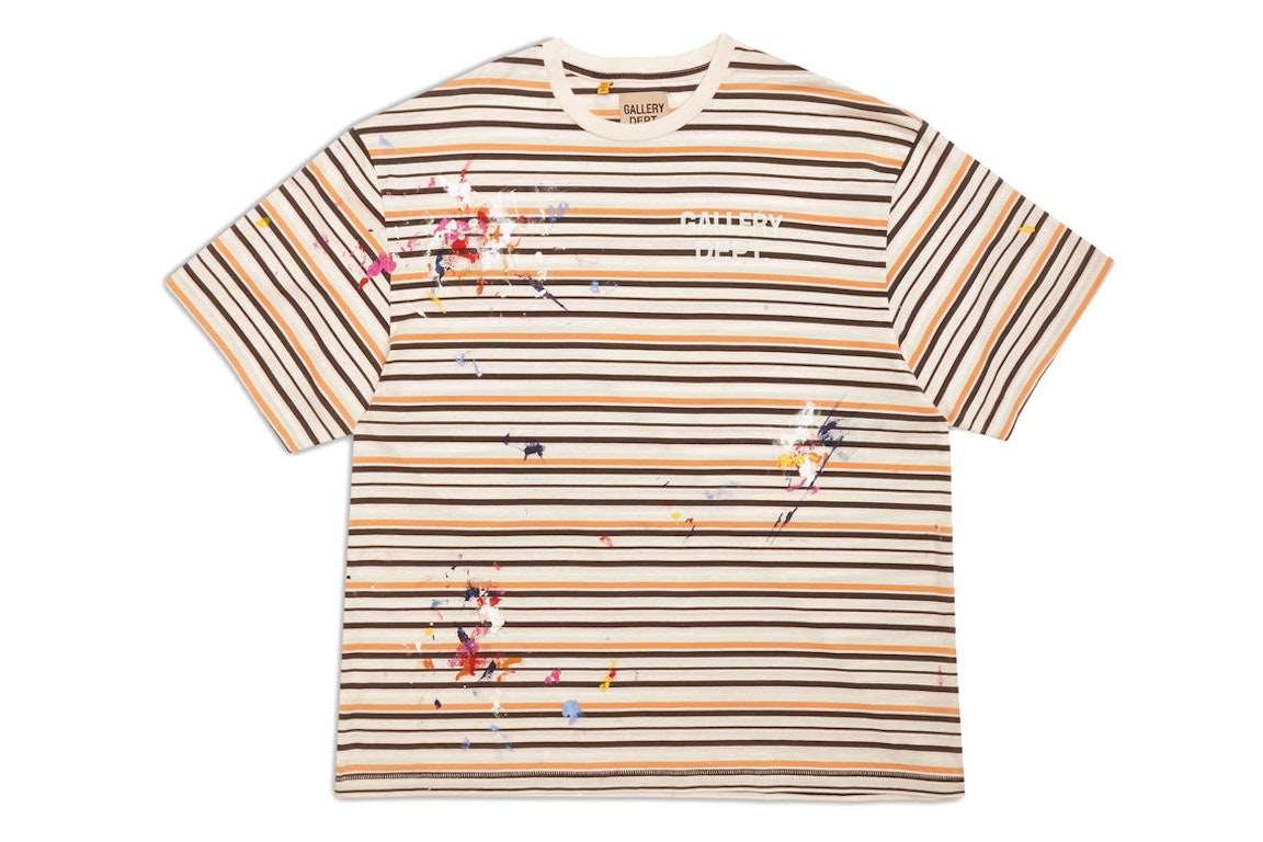 Pre-owned Gallery Dept. Nelson Striped Tee Multi