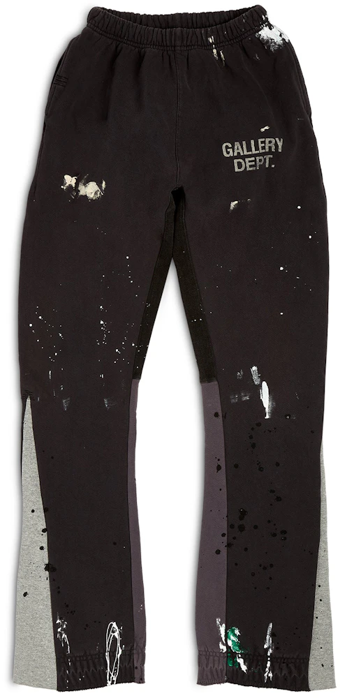 Buy Saint Louis Painted Flare Sweatpants Black Online in Australia
