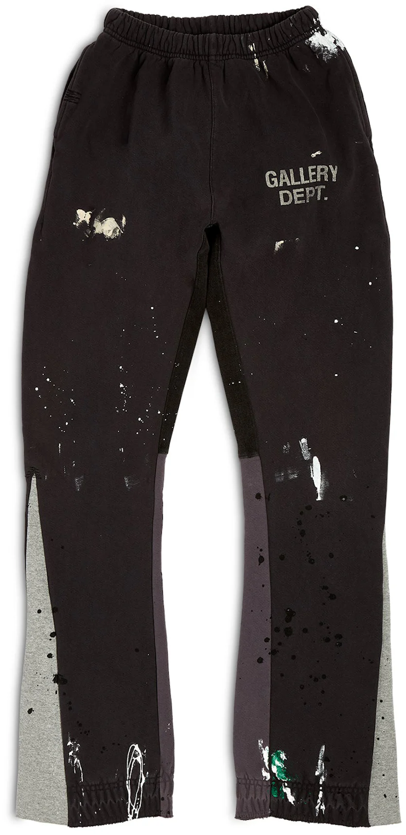 Gallery Dept. Painted Flare Sweat Pants Washed Black