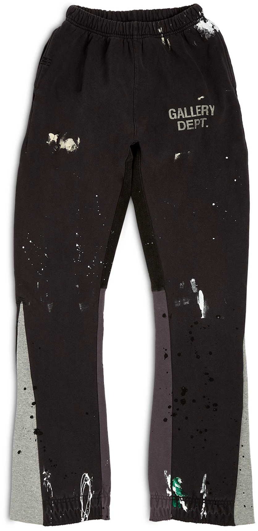 Gallery Dept. Painted Flare Sweat Pants Washed Black - SS22 - ES