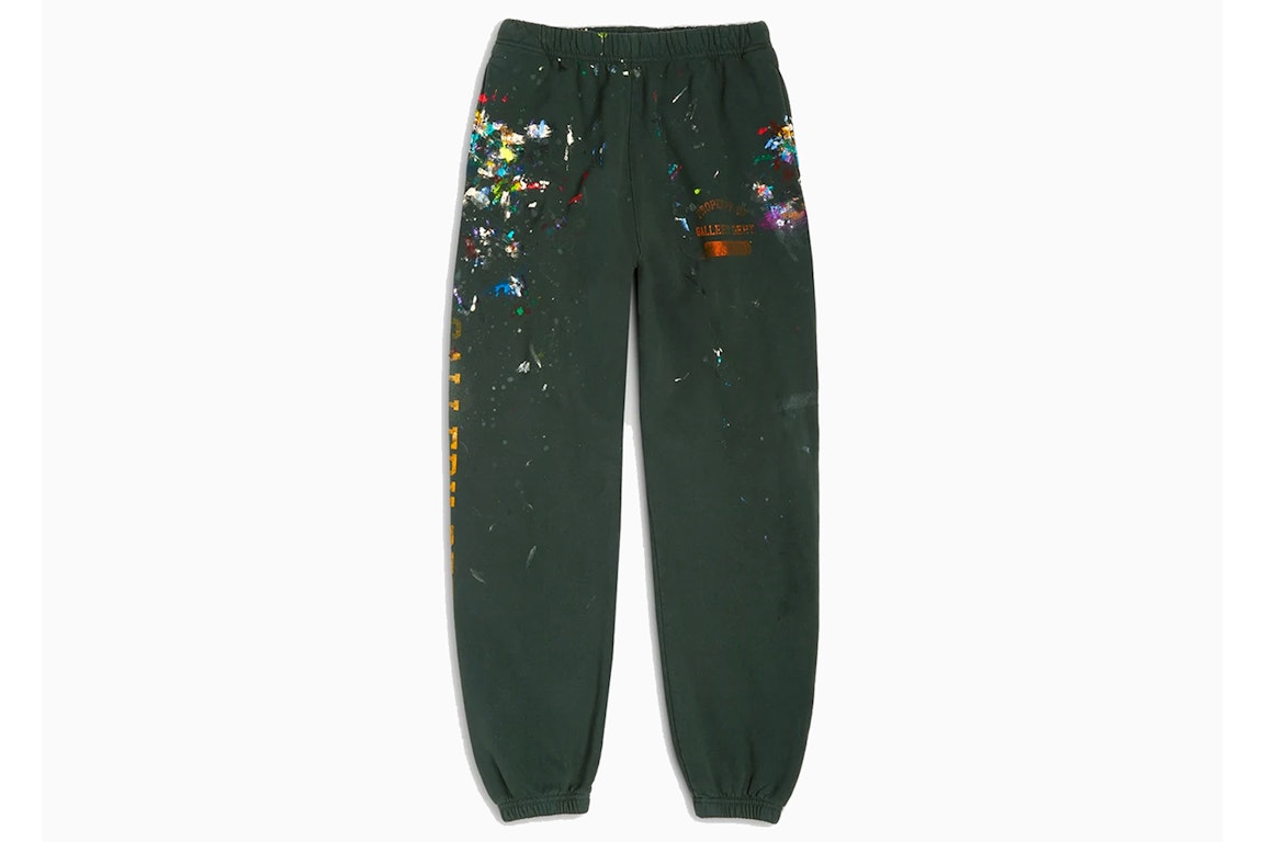 Pre-owned Gallery Dept. Painted Property Sweat Pants Green