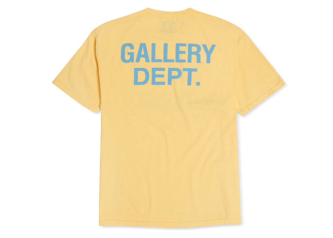 Gallery Dept. Palm Springs T-Shirt Yellow Men's - SS22 - US