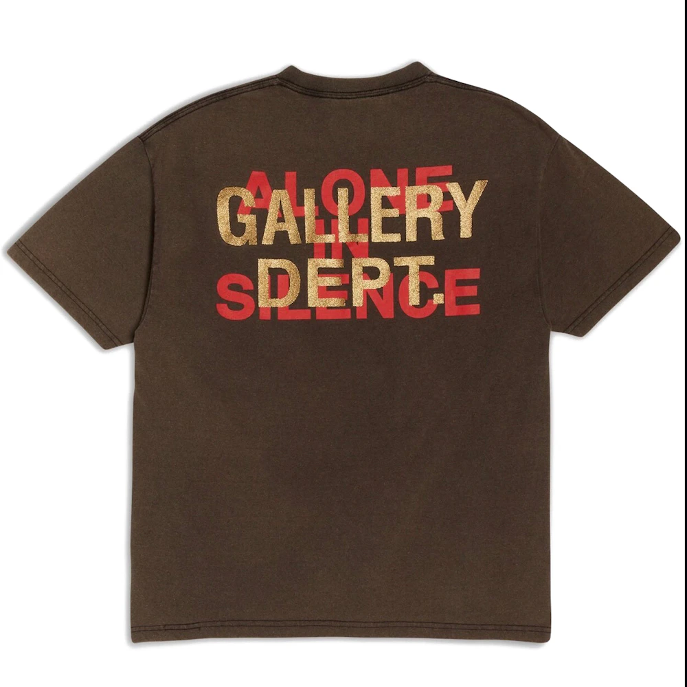 Gallery Dept. Portrait S/S T-Shirt Brown Men's - FW21 - US
