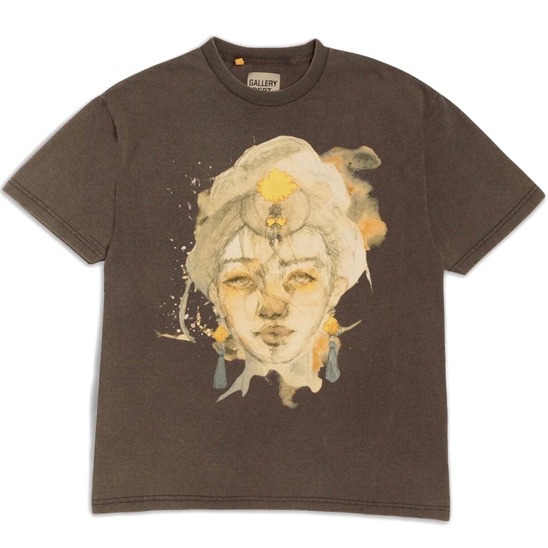 Pre-owned Gallery Dept. Portrait S/s T-shirt Brown