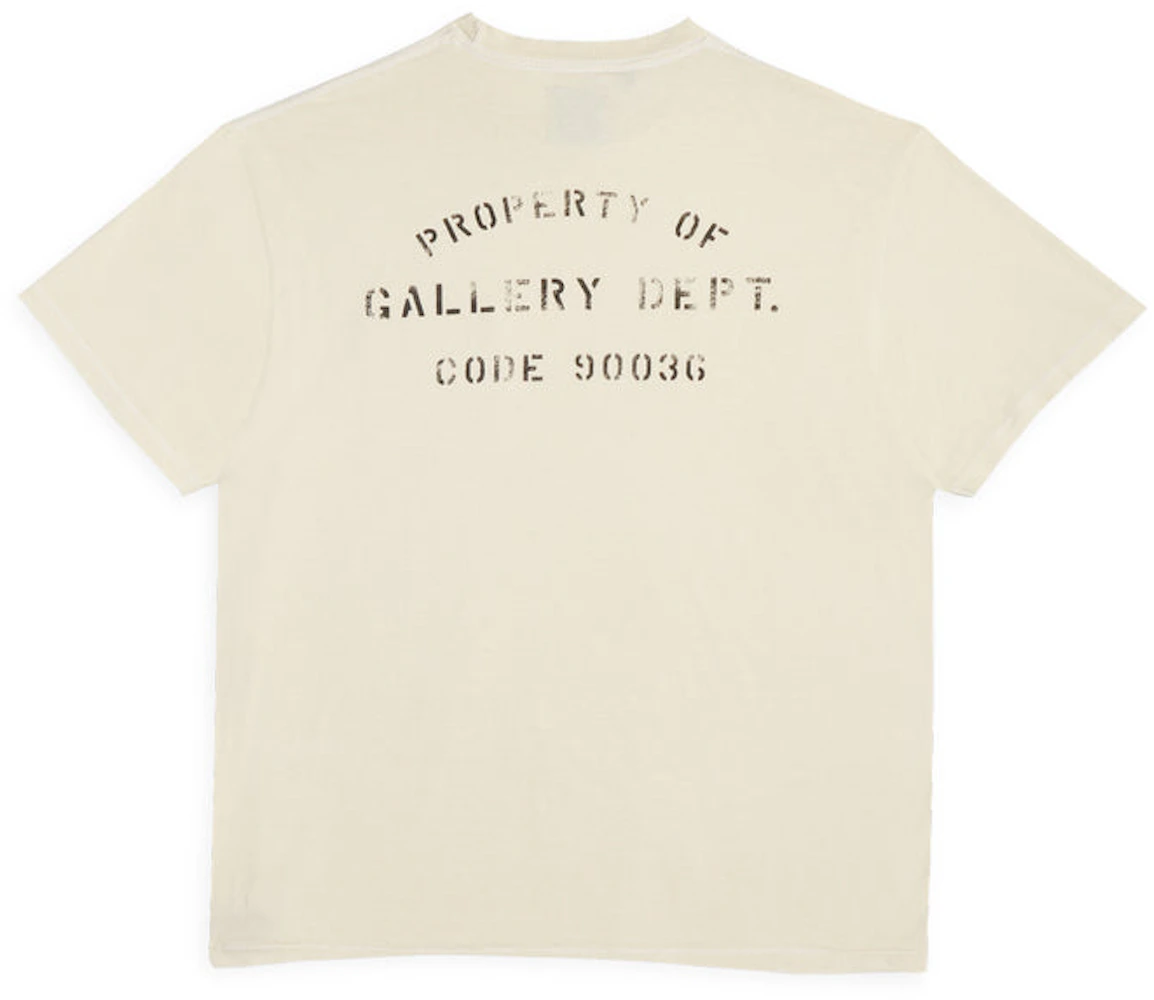 Gallery Dept. Property Of Stencil Tee Tee Natural Men's - SS23 - US