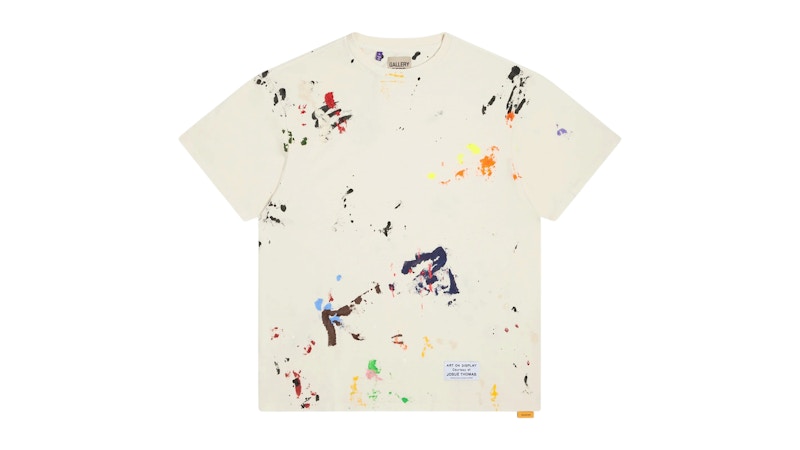 Gallery Dept. Rag Appliqued Tee Washed Cream