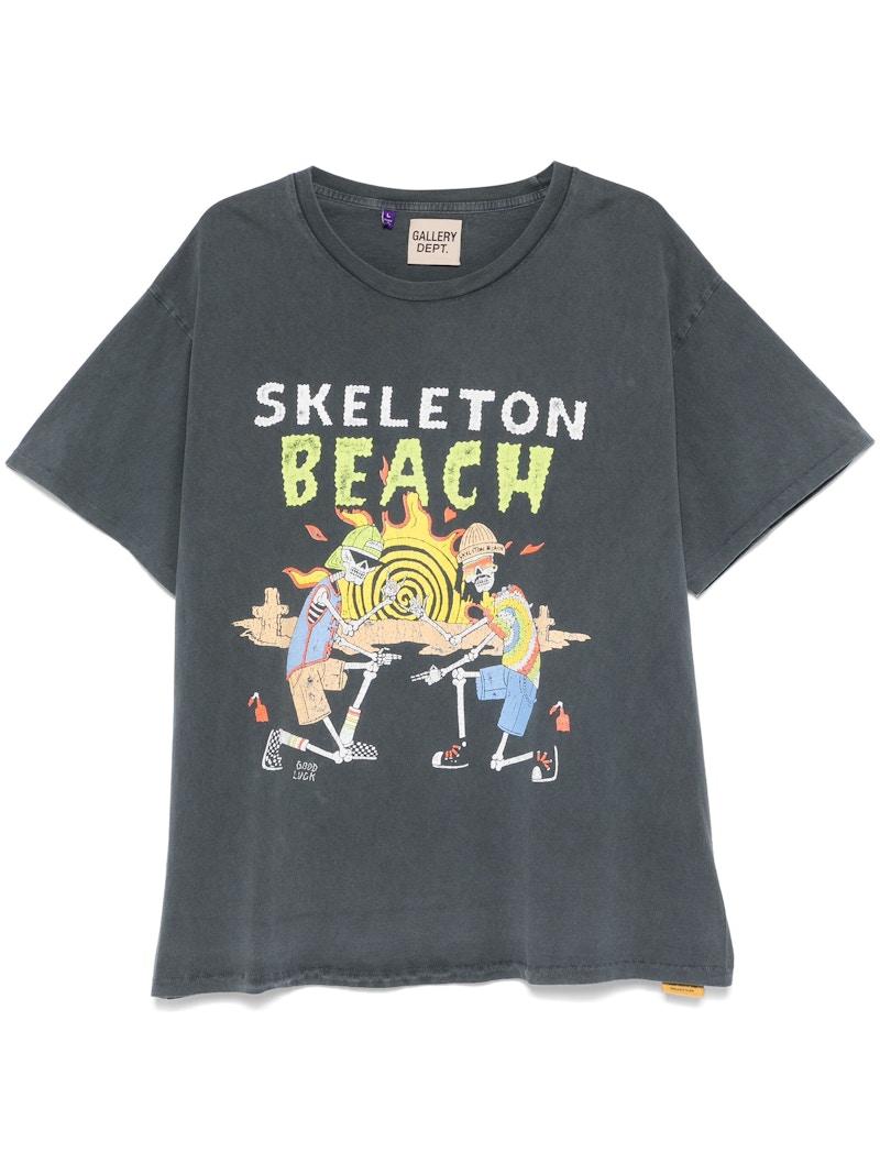 Gallery Dept. Skeleton Beach T-shirt Black メンズ - JP