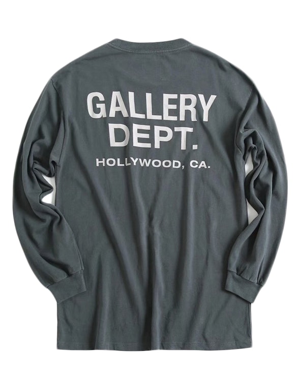 Pre-owned Gallery Dept. Souvenir L/s T-shirt Washed Black/white