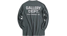 Gallery Dept. Souvenir L/S T-shirt Washed Black/White