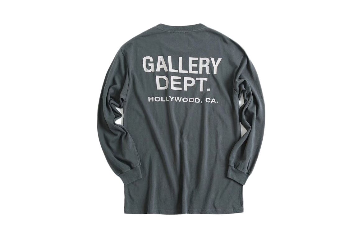 Pre-owned Gallery Dept. Souvenir L/s T-shirt Washed Black/white