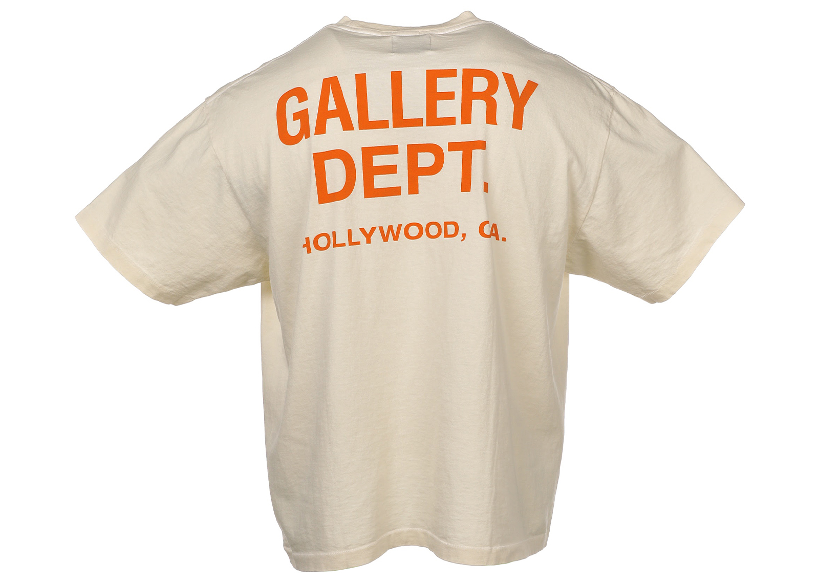 Gallery Dept. Souvenir T-Shirt Cream/Orange Men's - US