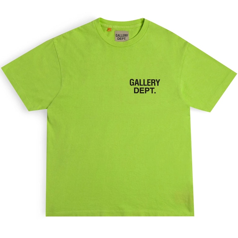 Pre-owned Gallery Dept. Souvenir T-shirt Lime Green