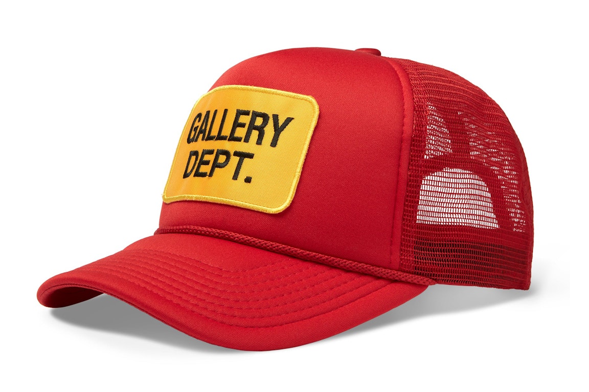 Pre-owned Gallery Dept. Souvenir Trucker Hat Red
