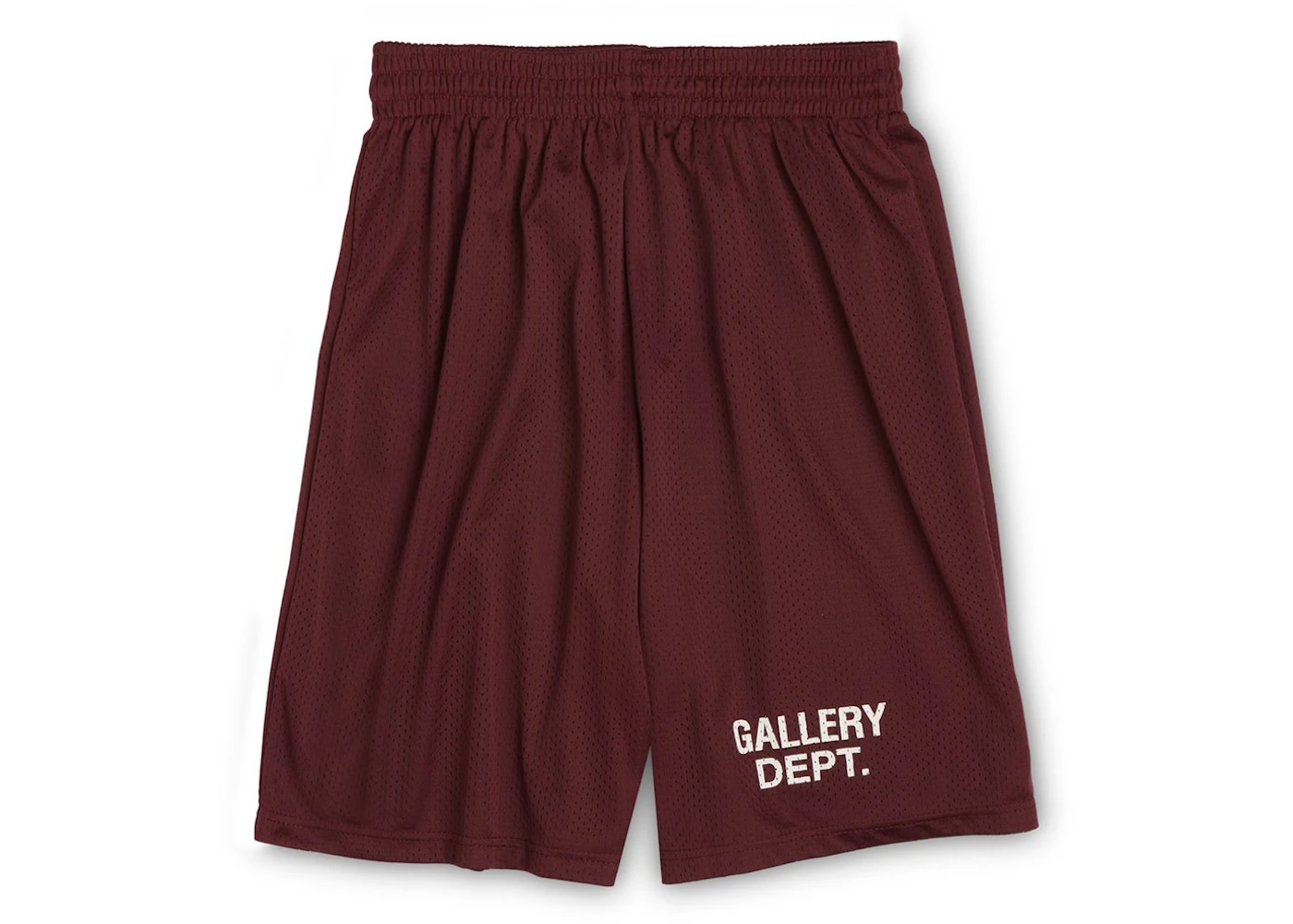 Gallery Dept. Studio English Logo Gym Shorts Maroon Men's - US