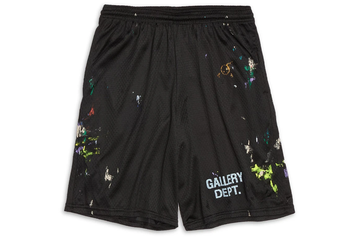 Gallery Dept. Studio Gym Paint Shorts Black - MX