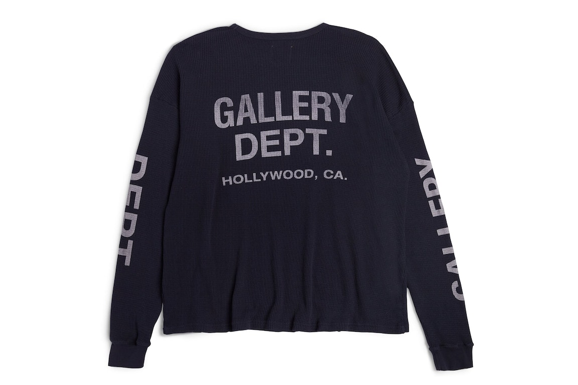 Pre-owned Gallery Dept. Thermal L/s T-shirt Black