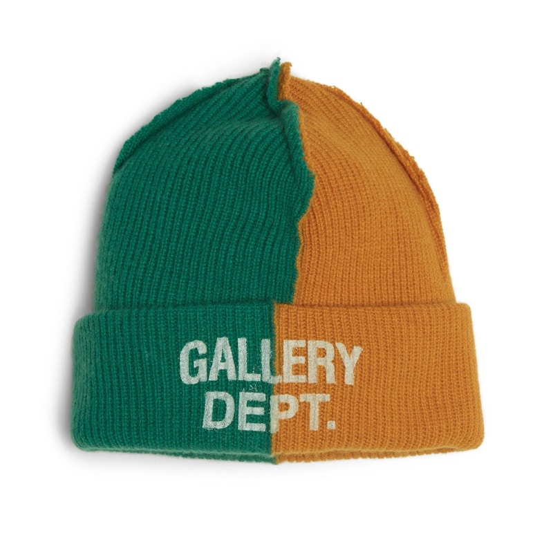 Pre-owned Gallery Dept. Topanga Beanie In Orange/green In Multi