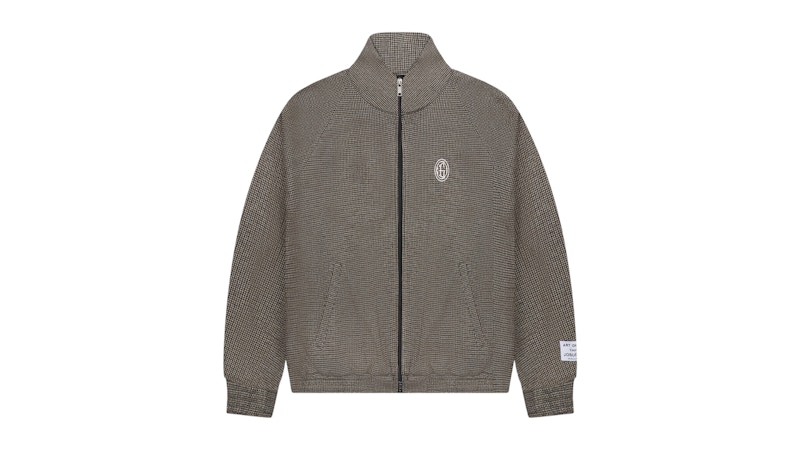 Gallery Dept. Track Jacket Olive Micro Plaid