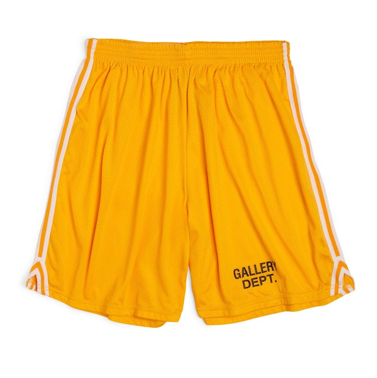 Pre-owned Gallery Dept. Venice Court Shorts Yelloq