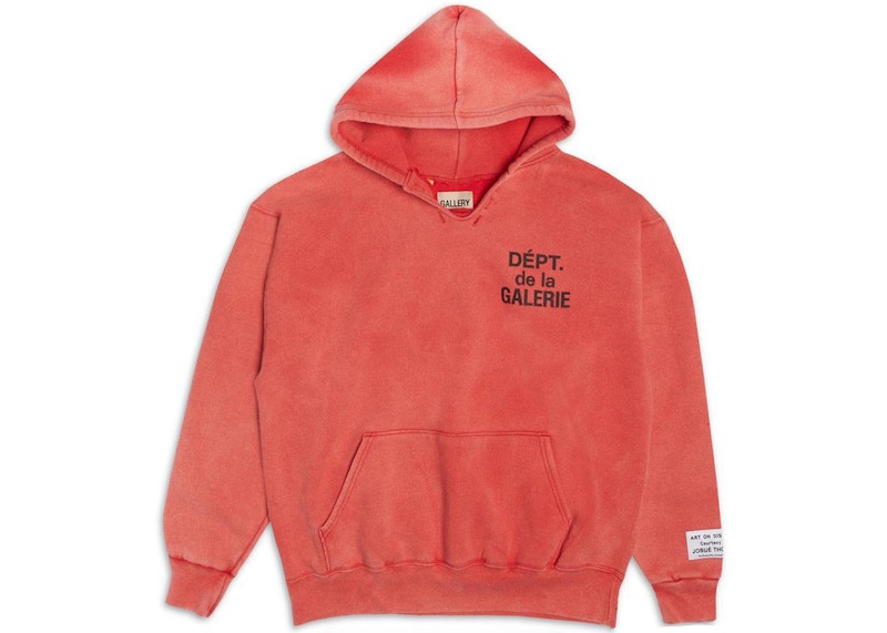 Gallery Dept. Vintage French Pullover Hoodie Red Men's - US