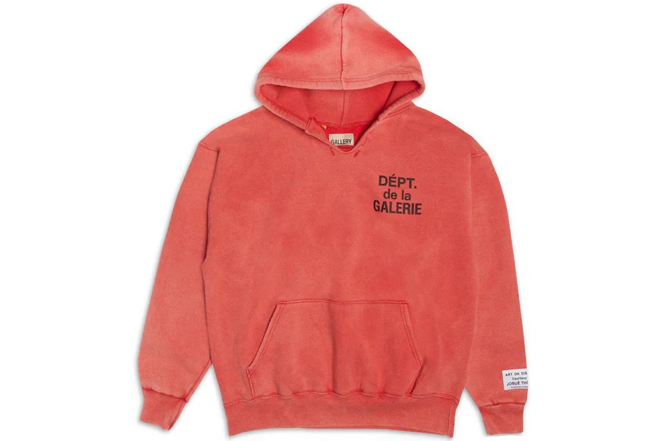 Gallery Dept. Vintage French Pullover Hoodie Red