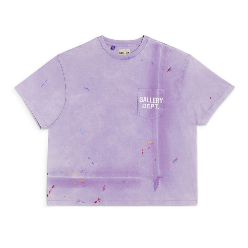 Gallery Dept. Vintage Logo Painted Tee Purple Men's - SS23 - US