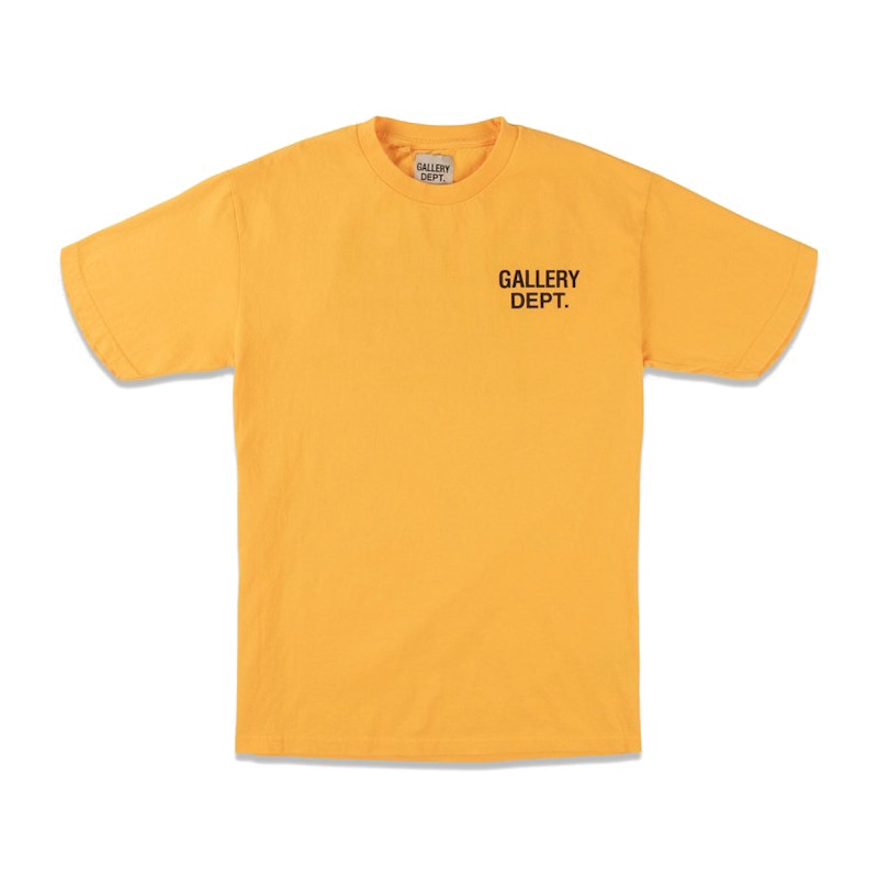 Gallery Dept. Vintage Souvenir T-Shirt Yellow Men's - SS21 - US