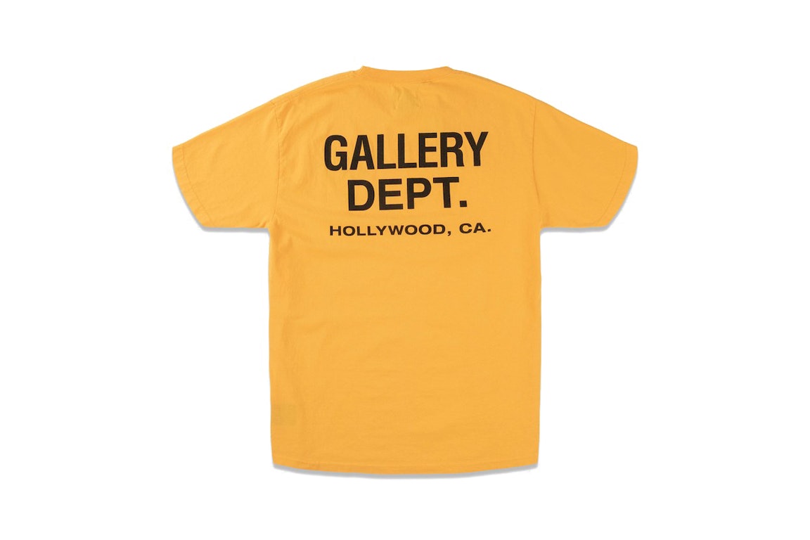 Pre-owned Gallery Dept. Vintage Souvenir T-shirt Yellow