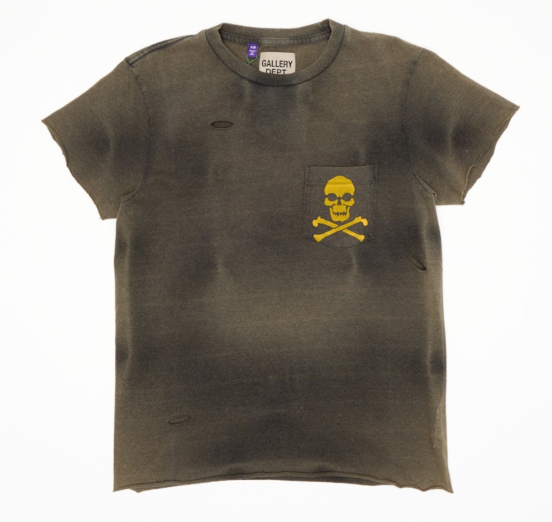 Pre-owned Gallery Dept. Zip T-shirt Vintage Black