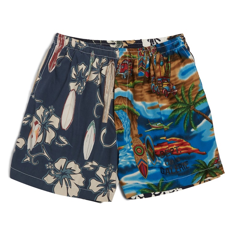 Pre-owned Gallery Dept. Zuma Vacation Shorts Navy Multi