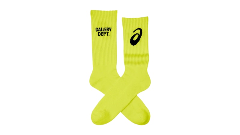 Gallery Dept. x ASICS Socks Safety Yellow