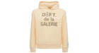 Gallery Dept. x Lanvin Logo Washed Cotton Relaxed Hoodie Beige