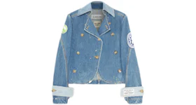 Gallery Dept. x Lanvin Women's Double-Breasted Denim Jacket Multi (Collection 2)