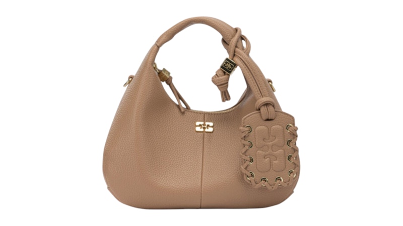Ganni Hobo Small Brown