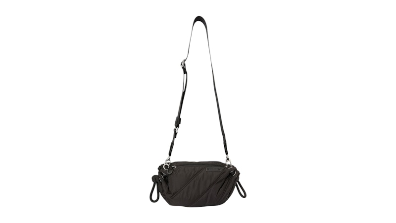 Ganni Quilted Tech Crossbody Bag Black - SS25 - US