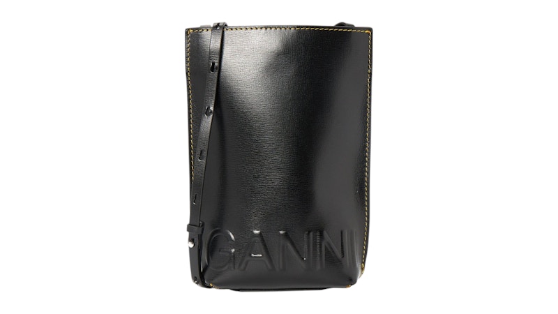 Ganni Small Banner Crossbody Bag Black - SS25 - US