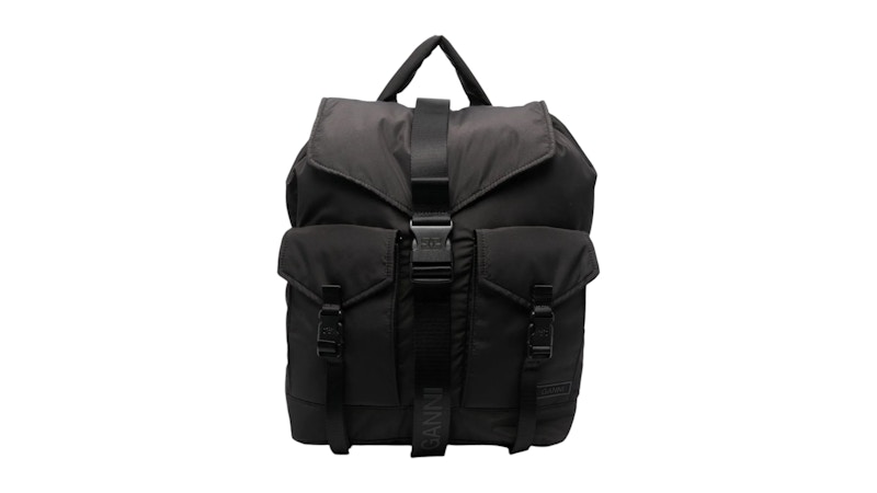 Ganni Tech Backpack Bag Black - SS25 - US