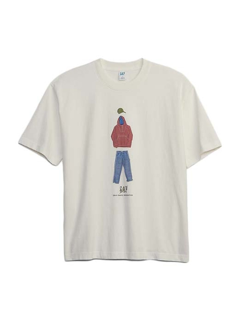 Gap Re-Issue × Sean Wotherspoon Graphic Logo T-Shirt New Off White