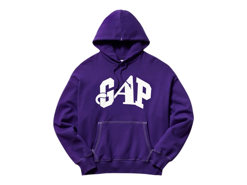 Gap x Awake NY Heavyweight Oversized Logo Hoodie Purple - SS26 - JP
