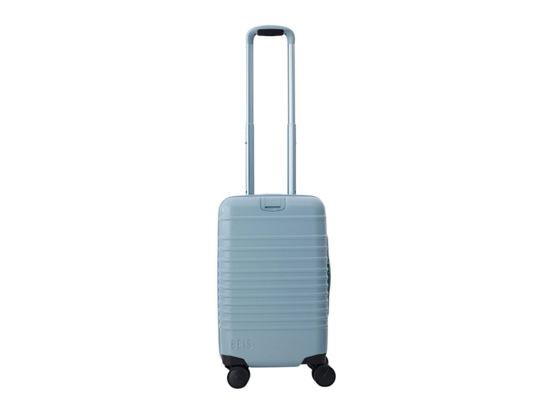 Gap x BEIS Small Carry On Roller Luggage Bag Blue Denim
