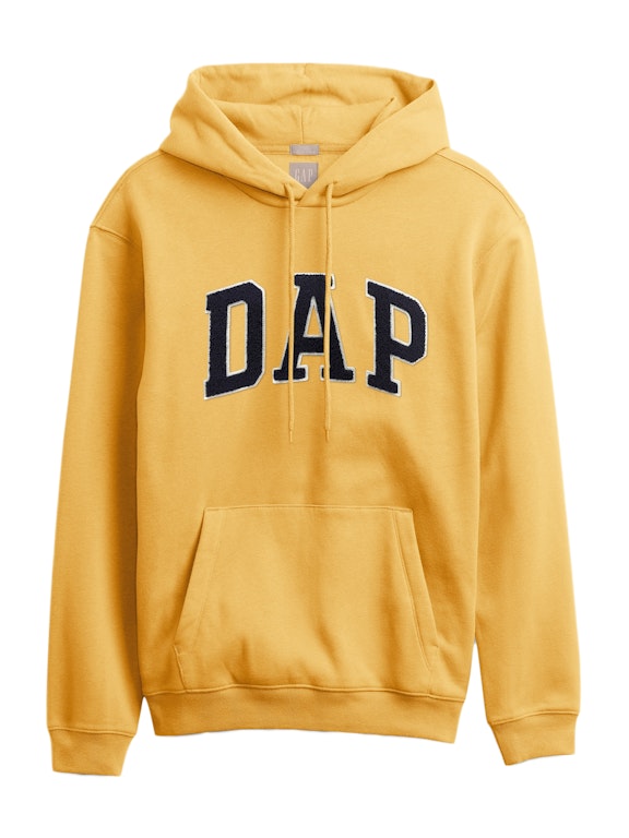 Pre-owned Gap X Dapper Dan Dap Hoodie (size Tall) Golden Yellow