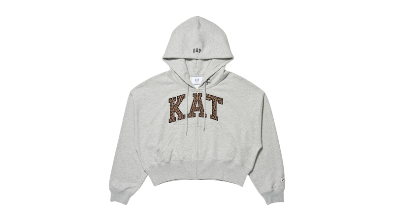Gap x KATSEYE Yoonchae Full Zip Hoodie Grey - SS26 - JP