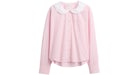 Gap x Sandy Liang Women's Poplin Oversized Shirt May Pink