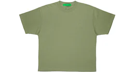 Garment Workshop Double Embroidery Tee Olive Green