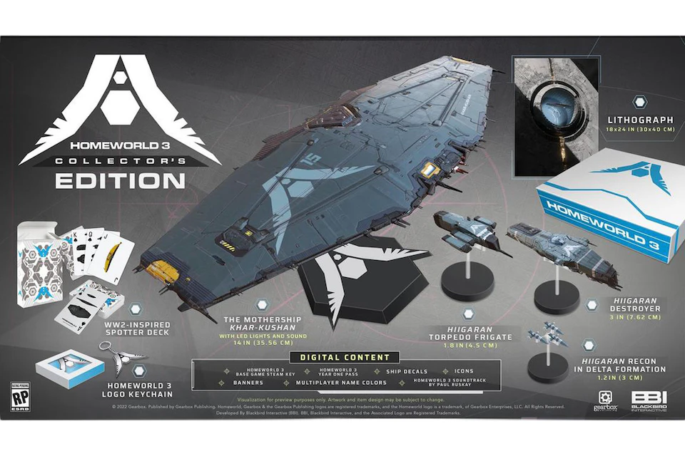 Gearbox PC Homeworld 3 Collector's Edition Video Game Bundle