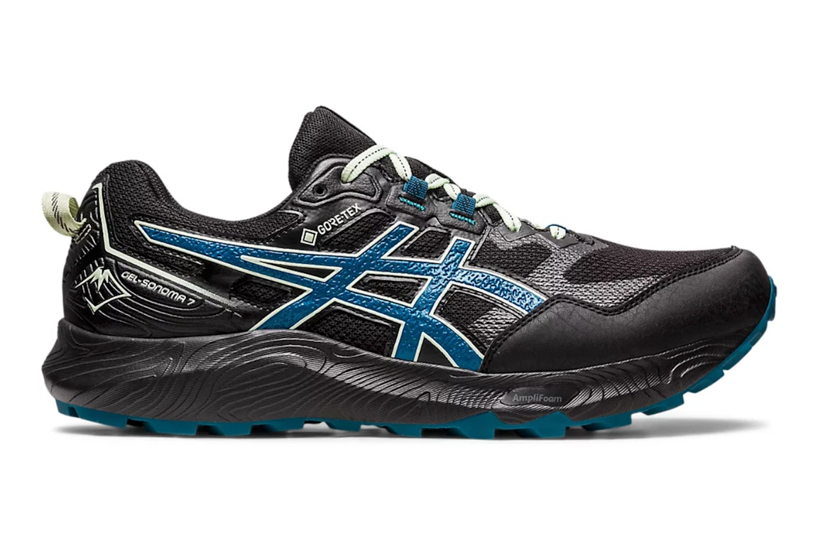 Pre-owned Asics Gel-sonoma 7 Gtx Black Ink Teal In Black/ink Teal