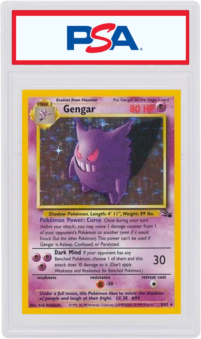 Gengar-Holo 1999 Pokemon TCG Fossil #5/62 - 1999 - US