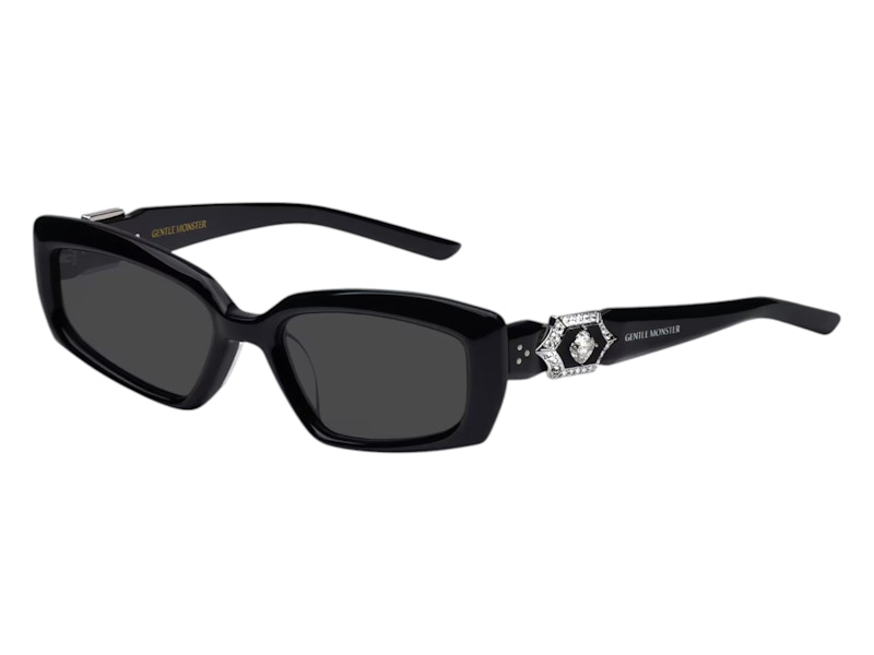 Gentle Monster Demond 01 Sunglasses Black/Gray in Acetate - JP