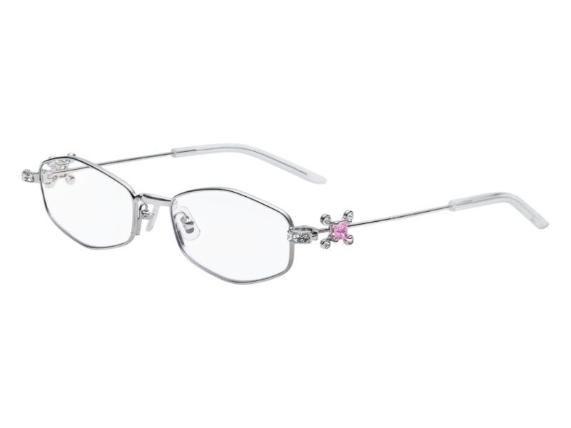 Gentle Monster Gleam 02 Sunglasses Silver/Clear in Metal - US