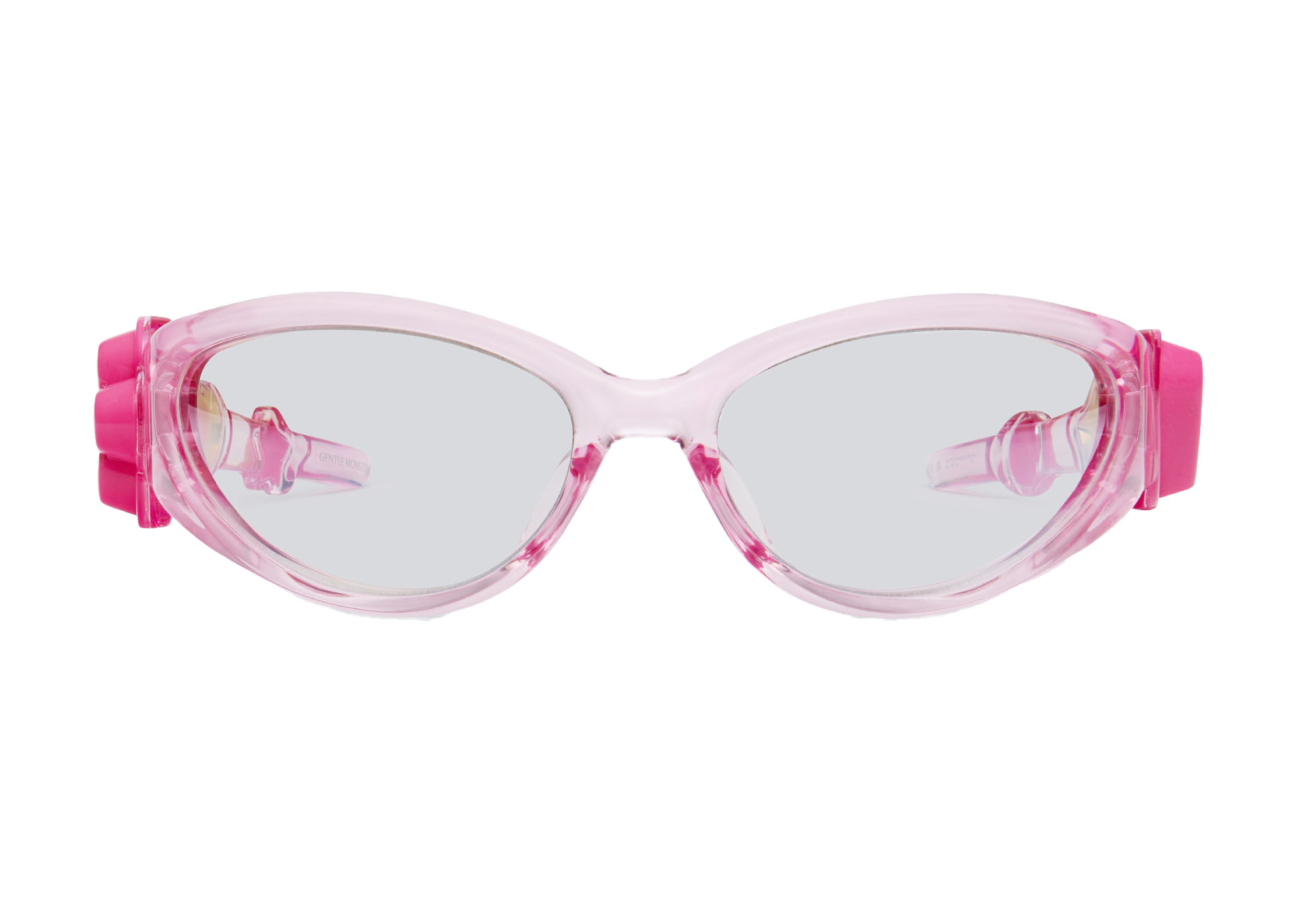 Gentle Monster Gummy Goggle Sunglasses Translucent Pink MG1